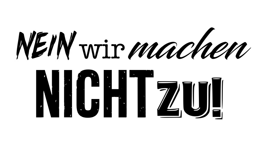In eigener Sache.